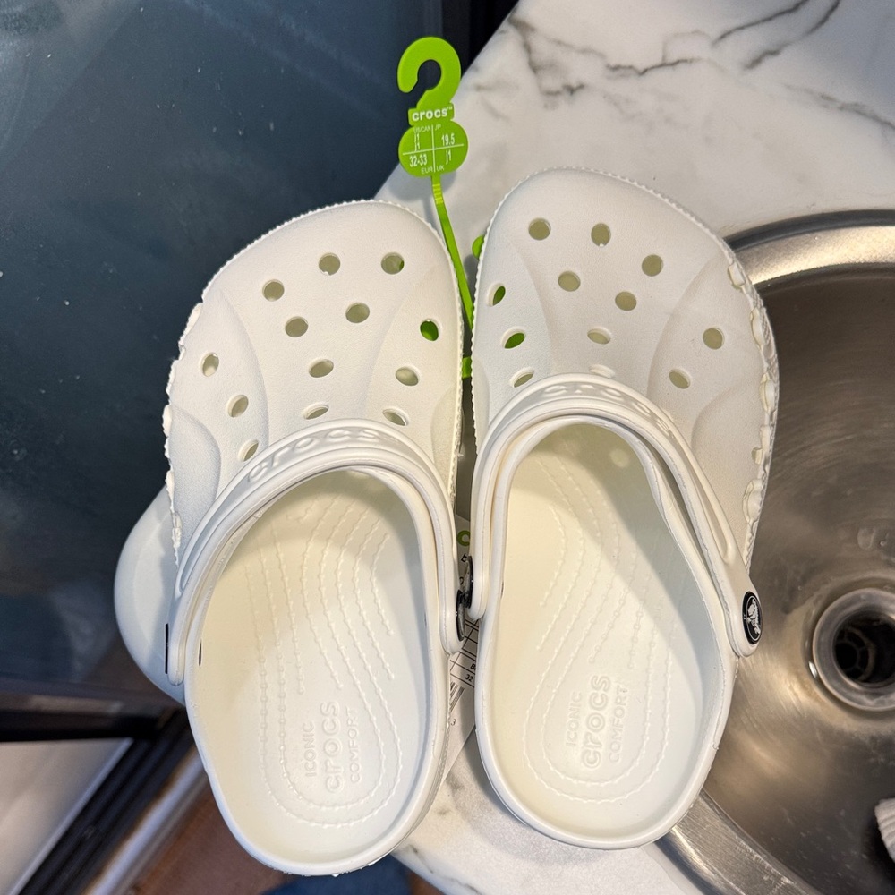 CROCS Kids Classic Clog in White